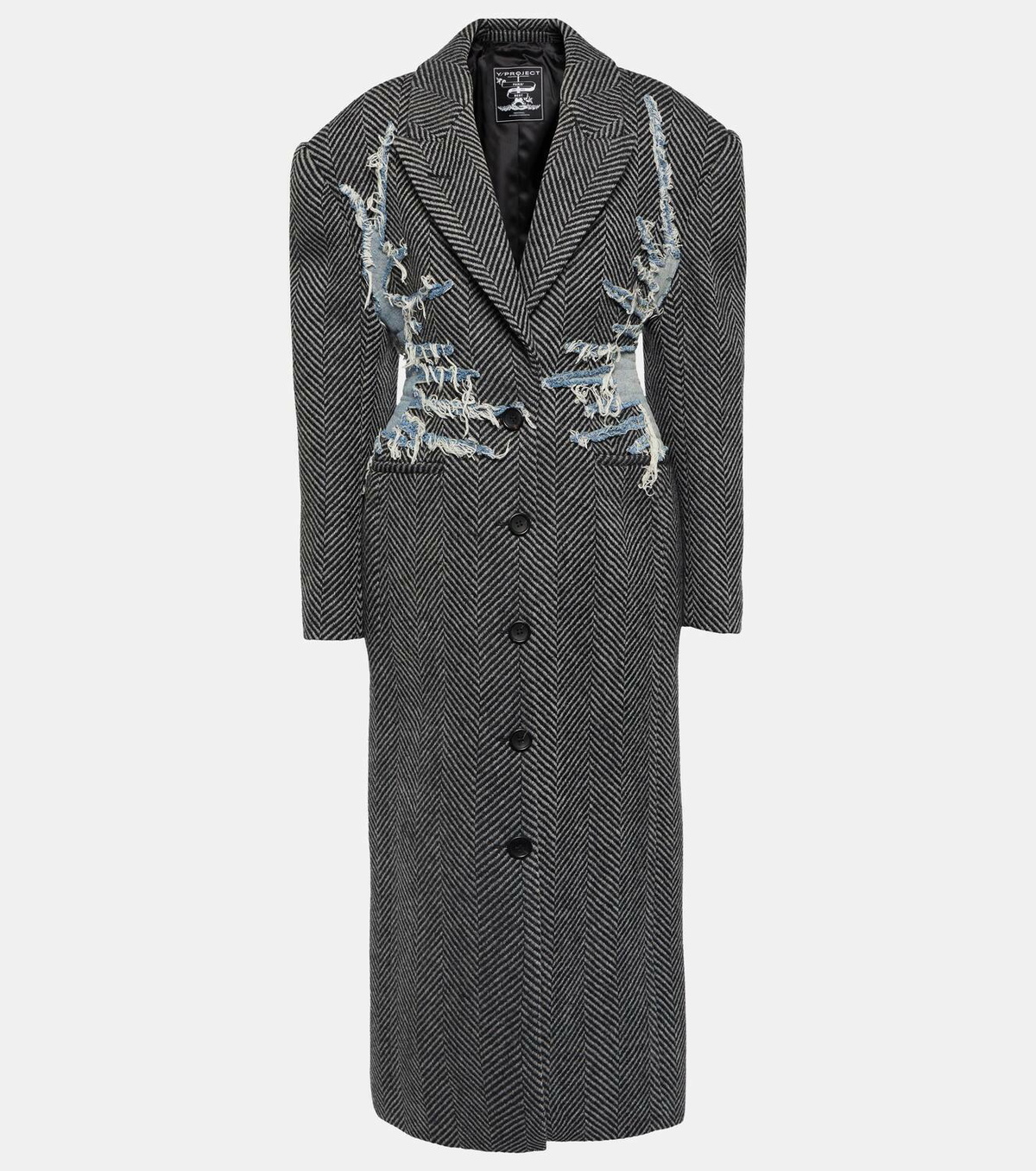 Y/Project Distressed wool coat Y/Project