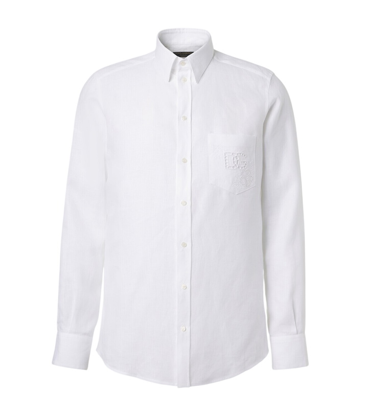 Photo: Dolce&Gabbana Embroidered linen shirt