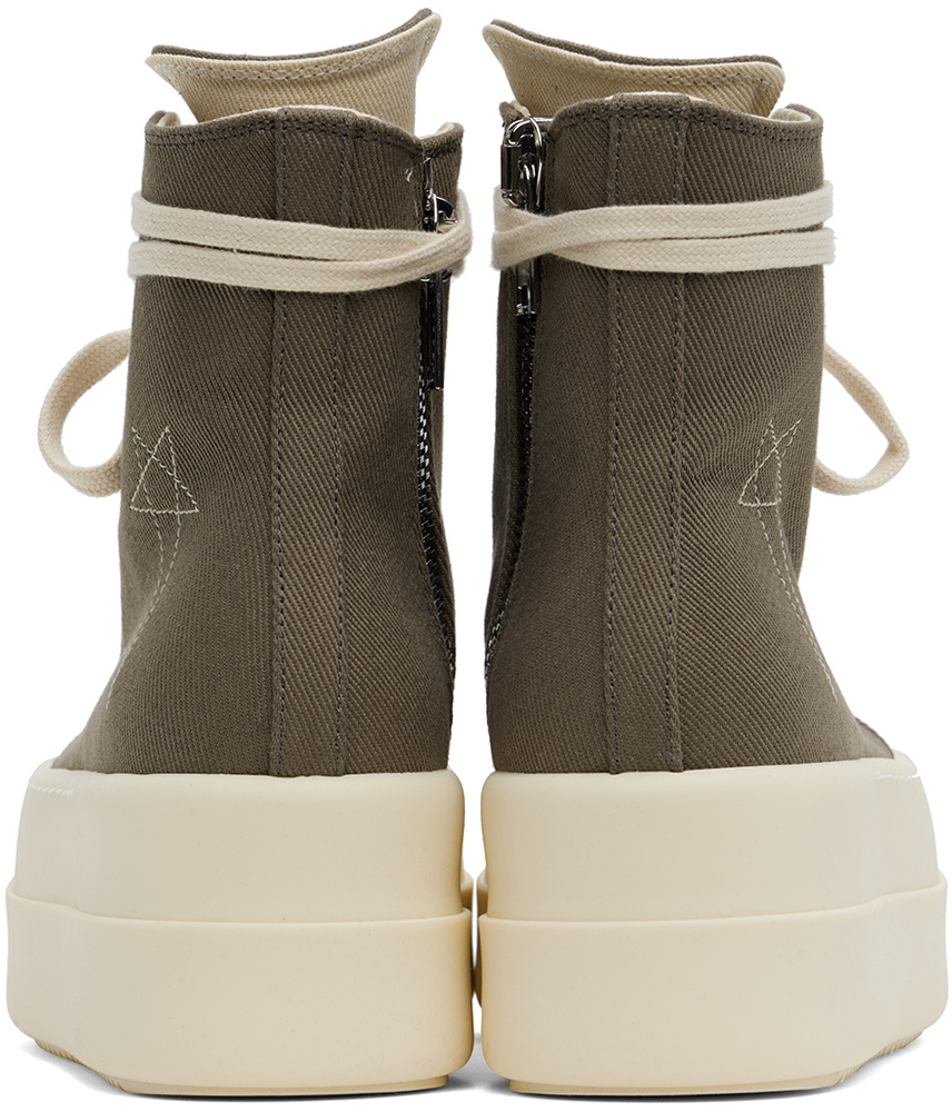 Rick Owens DRKSHDW Gray Porterville Double Bumper Sneaks