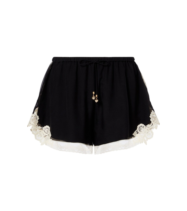 Photo: Zimmermann Roselight cotton and silk shorts
