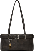 OSOI Brown Shoulder Brocle Bag