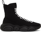 Moschino Black Teddy Sock Sneakers