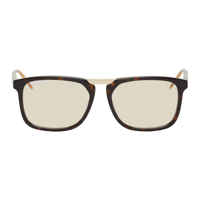 Photo: Gucci Tortoiseshell GG0842S Sunglasses