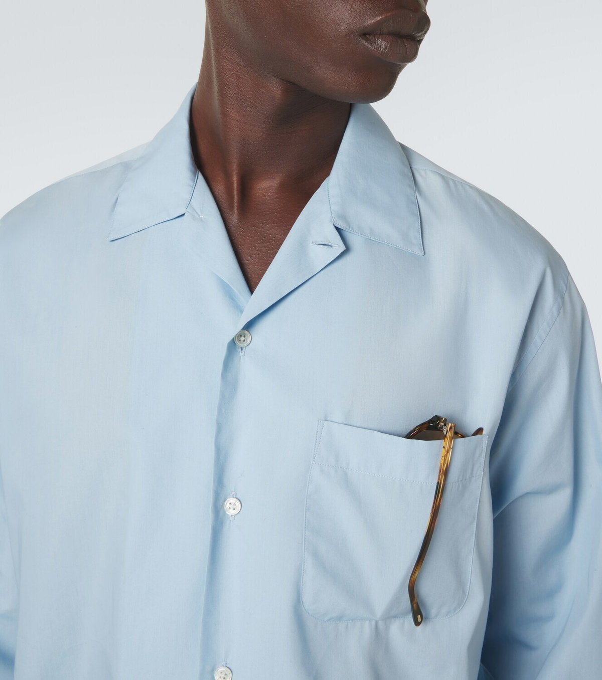 Umit Benan Weekend cotton poplin shirt