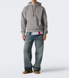 Loewe Grip suede-trimmed sneakers
