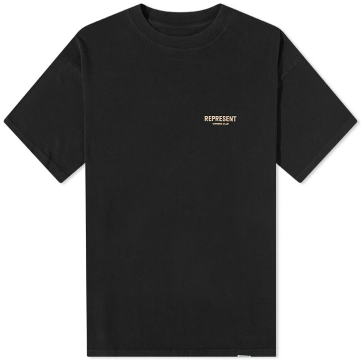 Photo: Represent Owners Club T-Shirt in Off Black