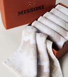 Missoni Giacomo set of 6 cotton terry face towels