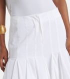 Jacquemus Agave cotton poplin midi skirt