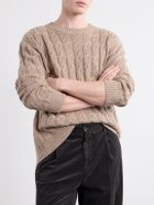 Barena - Straight-Leg Pleated Cotton-Blend Corduroy Trousers - Brown