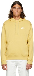 Nike Yellow Fleece Sportswear Club Hoodie