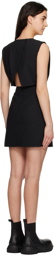 Juun.J Black Carryover Minidress