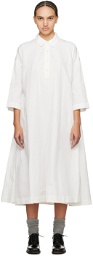 CASEY CASEY White Wow Wow Midi Dress