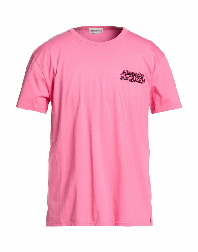 Photo: Mcqueen Mens T-shirt in Pink