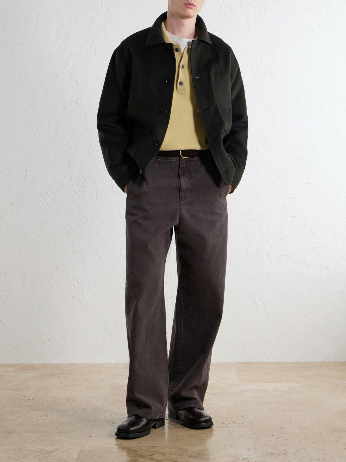 NN07 - Morgan 8447 Woven Wool-Blend Jacket - Green