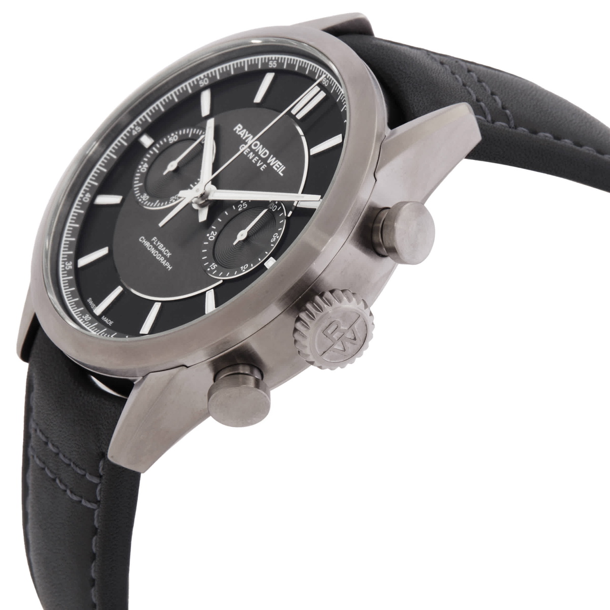 Raymond Weil Freelancer Flyback Chronograph Automatic Grey Dial Mens Watch 7783-TIC-60001