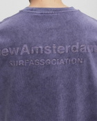 New Amsterdam LOGO TEE Purple Mens Shortsleefe