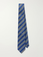 Missoni - 7cm Crochet-Knit Silk Tie - Blue