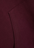 Tala Girlfriend Hooded Cotton-blend Sweatshirt Burgundy
