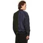 Song for the Mute Blue and Green Coach Bomber Jacket