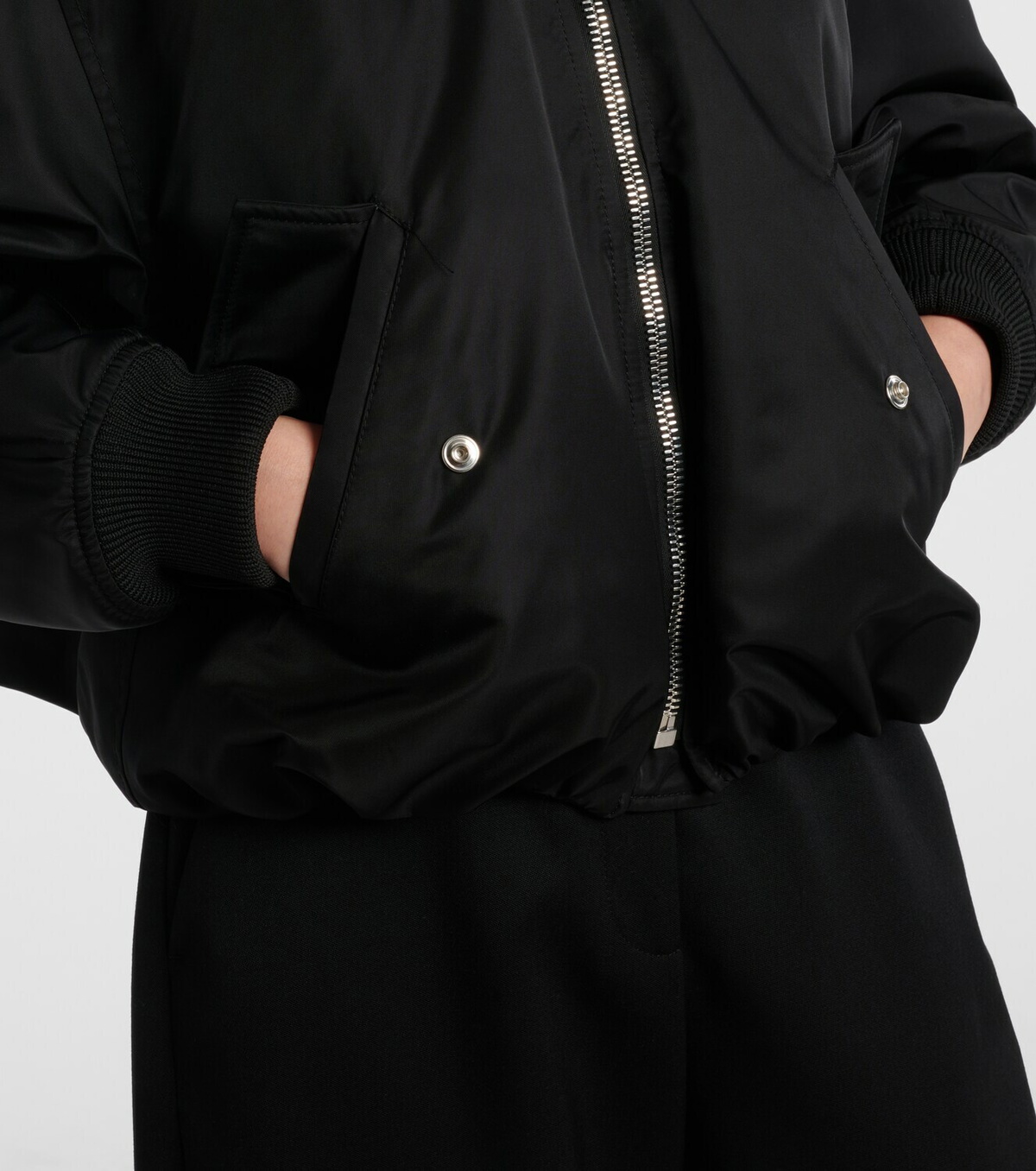 Givenchy Cropped bomber jacket