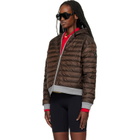 Canada Goose Brown & Gray Fuse Reversible Down Hoodie