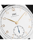 IWC Schaffhausen - Portugieser 40 Automatic 40.4mm Stainless Steel and Alligator Watch, Ref. No. IW358303