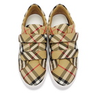 Burberry Beige Alexandra Check Sneakers