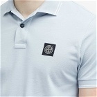 Stone Island Men's Patch Polo Shirt in Sky Blue