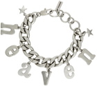 Marc Jacobs Heaven Silver Charm Bracelet