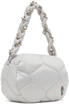 Chopova Lowena Silver Maria Mini Puffer Bag