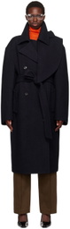 Recto Navy Handmade Kuse Coat