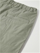 Snow Peak - Slim-Fit Belted Quilted Primeflex® Shell Trousers - Green