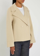 Joseph Rollet Wool and Cashmere-blend Trench Coat Cream