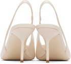 Paris Texas Off-White Lidia Slingback 70 Heels