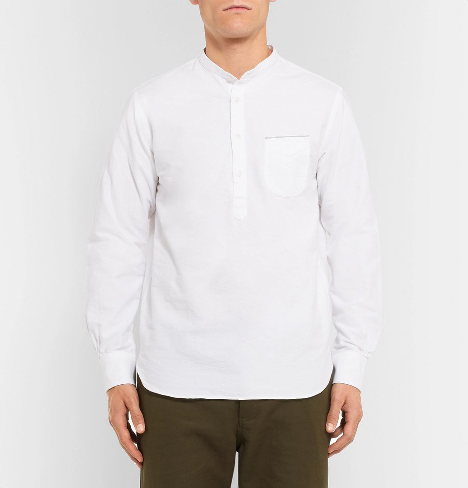 OFFICINE GÉNÉRALE Slim-Fit Cotton Oxford Shirt for Men
