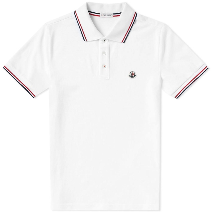Photo: Moncler Classic Contrast Tipped Polo