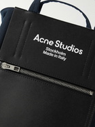 Acne Studios - Baker Out Small Logo-Print Leather and Nylon Tote Bag