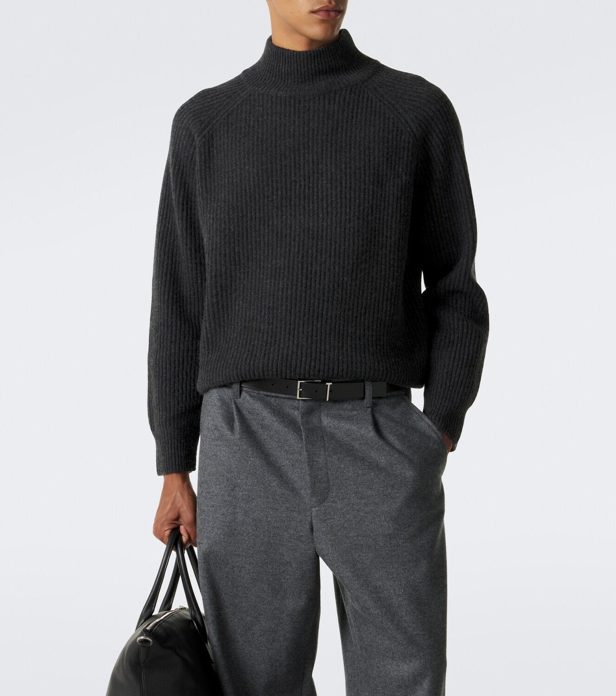 Le Kasha Ribbed-knit cashmere sweater