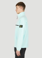 Compass Patch Track Jacket in Light Blue