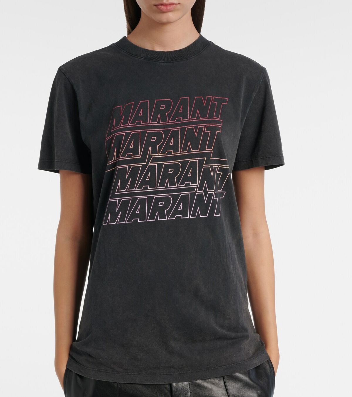 Marant Etoile Zoeline printed cotton jersey T-shirt