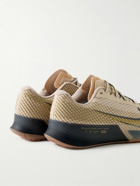Nike Tennis - NikeCourt Air Zoom Vapor 11 Rubber-Trimmed Mesh Tennis Sneakers - Neutrals