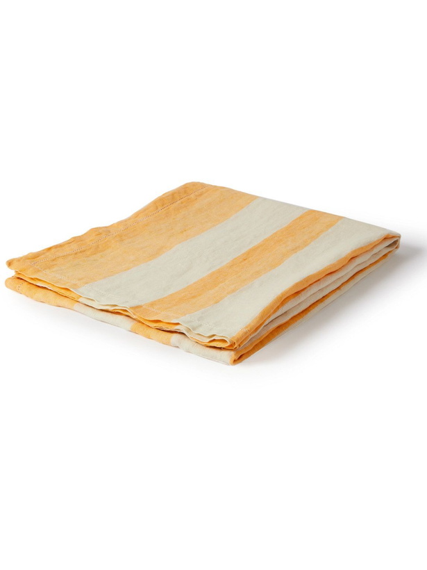 Photo: Frescobol Carioca - Striped Linen Beach Towel