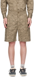 XENIA TELUNTS Brown Bini Shorts