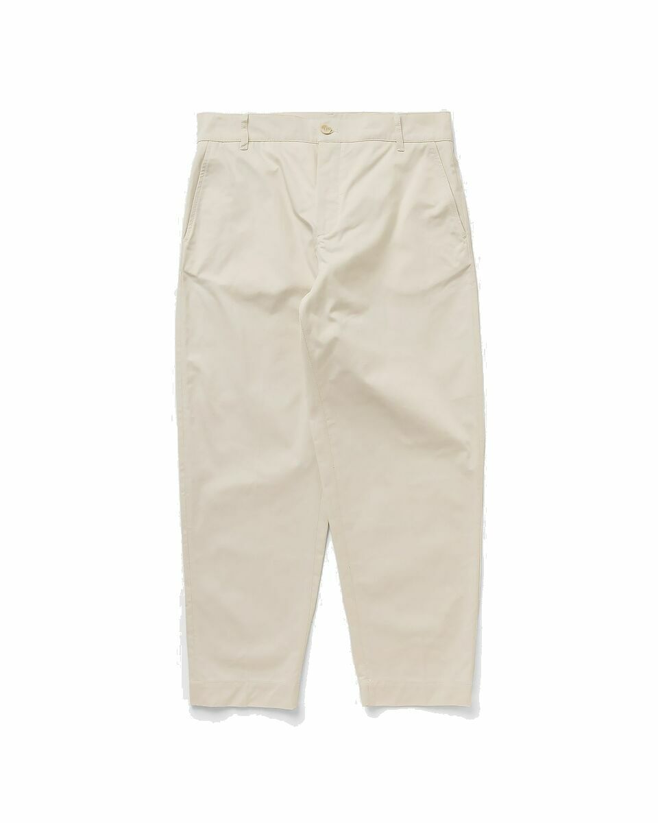 Photo: Maison Kitsune Regular Chino Pants Beige - Mens - Casual Pants