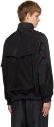 Comme des Garçons Homme Black Paneled Jacket