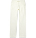 Onia - Collin Slub Linen Drawstring Trousers - White