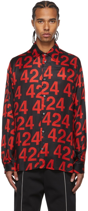 Photo: 424 Red Recount Long Sleeve Shirt