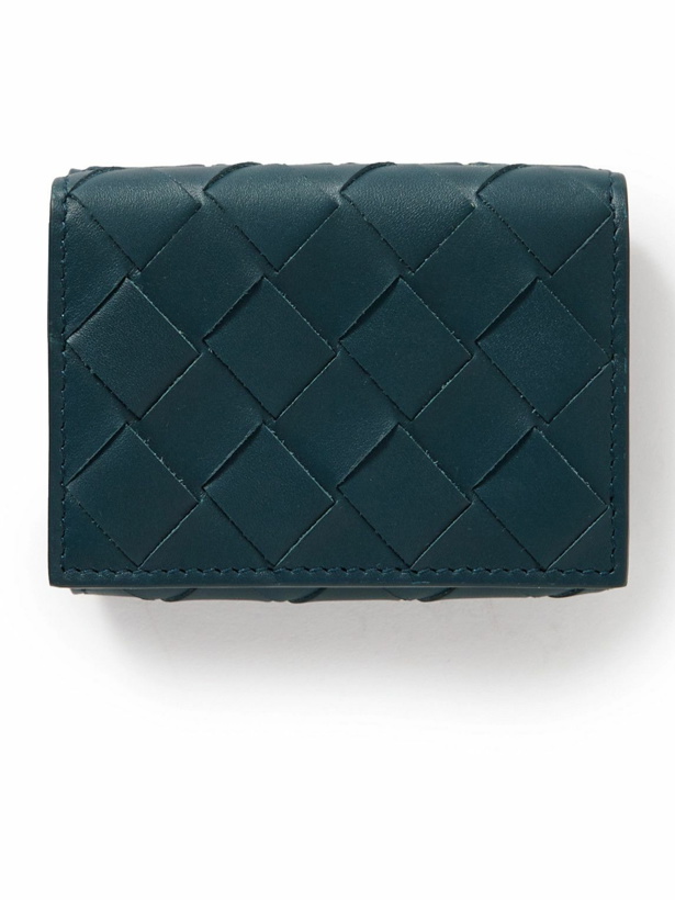 Photo: Bottega Veneta - Intrecciato Leather Trifold Wallet