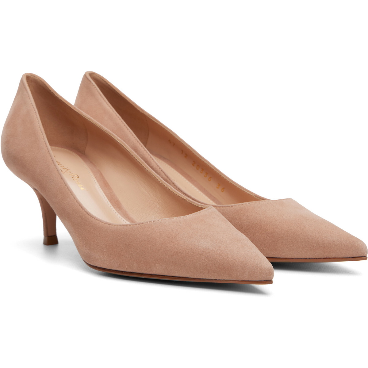 Gianvito Rossi Pink Gianvito 55 Heels