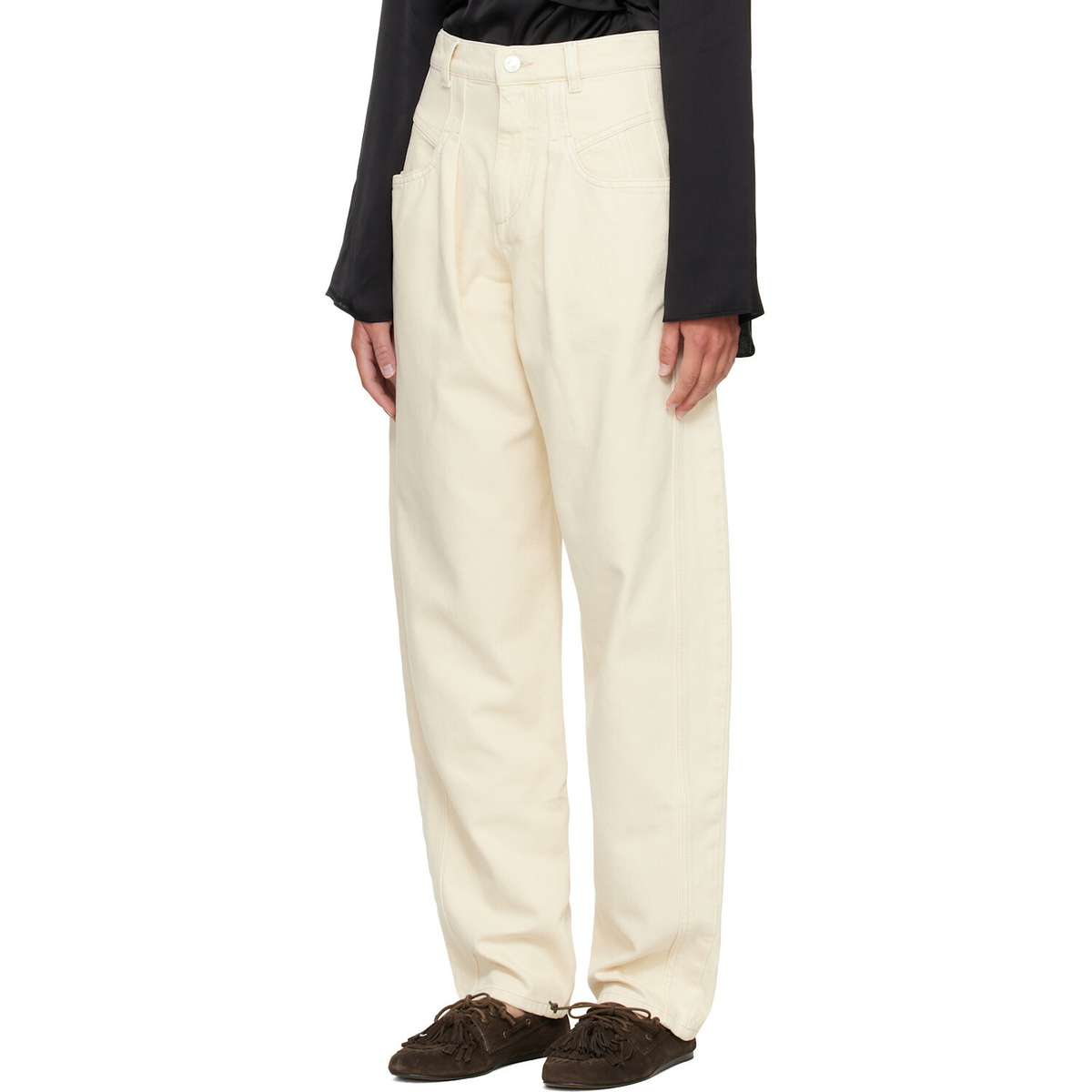 Isabel Marant Beige Lisha Jeans